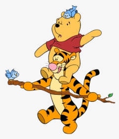 Winnie The Pooh Clipart Tigger And Pooh, HD Png Download, Free Download
