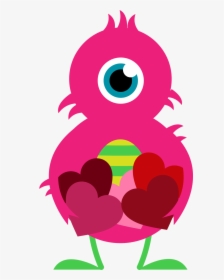 Valentine"s Clipart Preschool - Monster Valentines Clip Art, HD Png Download, Free Download
