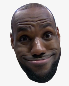 Lebron James Funny Face Cleveland Cavaliers Youtube - Lebron James Face Png, Transparent Png, Free Download