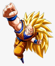 Goku Clipart Gambar - Son Goku Super Saiyan 3, HD Png Download, Free Download