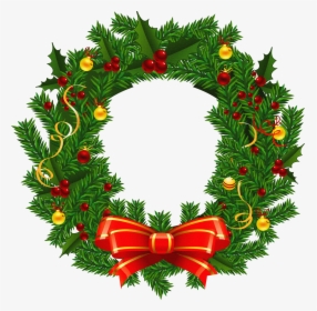 Xmas Stuff For Christmas Wreath Images Clip Art - Christmas Wreath Png, Transparent Png, Free Download