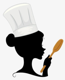 Woman Her Cooking Hand Chef Spoon In Clipart - Female Chef Cartoon Png, Transparent Png, Free Download