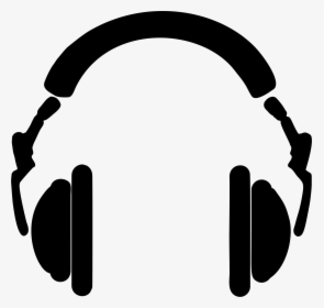 Headphones Silhouette Clip Arts - Clip Art Headphones, HD Png Download, Free Download