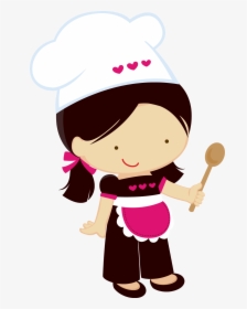 Transparent Woman Chef Png - Boneca Cozinheira Desenho Png, Png Download, Free Download