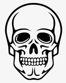 Png File - Skeleton - Drawing Of Death Skull, Transparent Png, Free Download