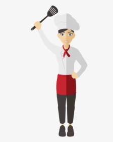 Bbq Chef Png Transparent Images Pluspng Woman - Lady Chef Png Transparent, Png Download, Free Download