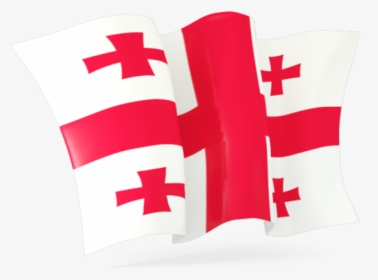 Download Flag Icon Of Georgia At Png Format - Waving Flag Of Georgia, Transparent Png, Free Download