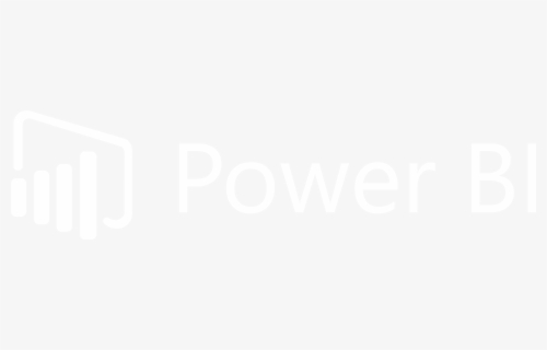 Power Bi Png White - Power Bi Logo Black, Transparent Png, Free Download