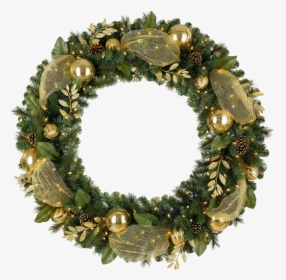 Christmas Wreath Transparent Background - Christmas Wreath Png Transparent, Png Download, Free Download