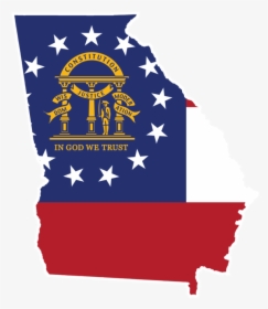 Georgia State Flag Transparent, HD Png Download, Free Download