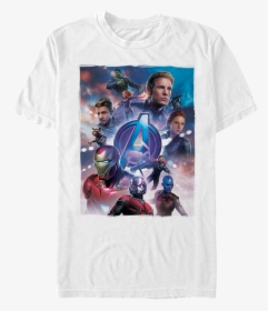 Movie Poster Avengers Endgame Shirt - Avengers Endgame White Shirt, HD Png Download, Free Download