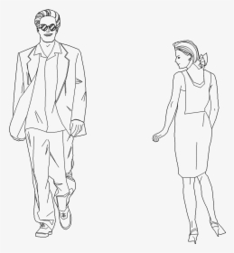 Transparent Human Figure Png - Human Figures For Elevation Drawing, Png Download, Free Download