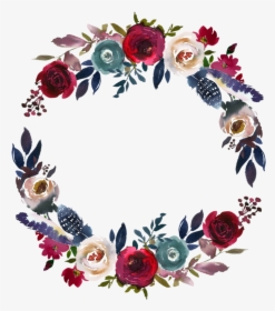 Фото, Автор ✿lili@ ✿ На Яндекс - Clipart Watercolor Floral Wreath, HD Png Download, Free Download