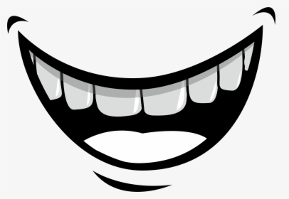 Mouth Lip Tooth Illustration - Smile Mouth Cartoon, HD Png Download, Free Download