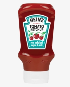 Heinz Is Launching A New Take On Their Tomato Ketchup - Heinz Tomato Ketchup No Added Sugar And Salt, HD Png Download, Free Download