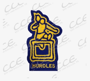 Female Hurdler Sleeve Patch - Emblem, HD Png Download, Free Download
