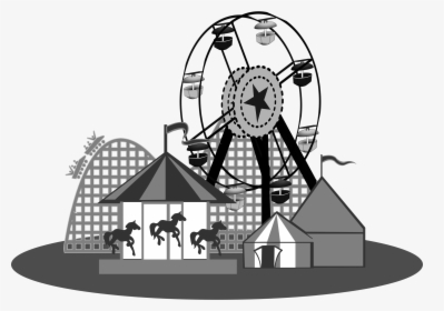 Carnival Clipart Black And White, HD Png Download, Free Download