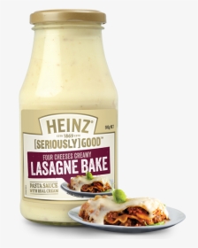 Four Cheeses Creamy Lasagne Bake - Heinz Seriously Good Lasagna Sauce, HD Png Download, Free Download