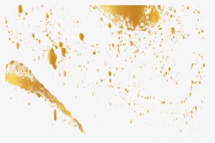 Vector Shading Splash Effect Gold Free Transparent - Gold Paint Splatter Png, Png Download, Free Download