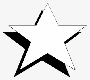 White Star Png - Shadow Of A Star, Transparent Png, Free Download