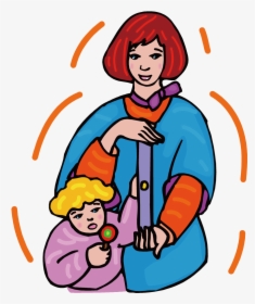 Mother Child Clip Art, HD Png Download, Free Download