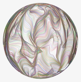 Prismatic Distorted Line Art Sphere Clip Arts - Abstract Geometric Line Png, Transparent Png, Free Download