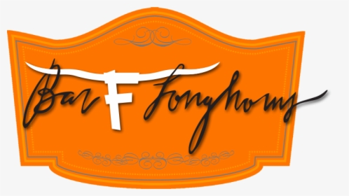 Bar F Longhorns - Calligraphy, HD Png Download, Free Download
