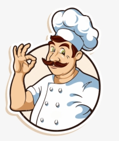 Png Psd Download Chef Cook Vector Illustration - Chef Clipart Png, Transparent Png, Free Download