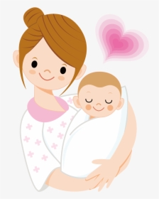 Baby Infant Cartoon Holding Mother Free Download Image - දරු නැළවිලි දරු නැලවිලි ගී, HD Png Download, Free Download