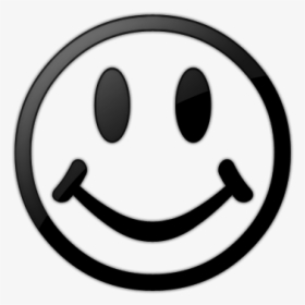 Smiley Face Clip Art Black And White Smiley Face Black - Smile Emoji Black And White, HD Png Download, Free Download