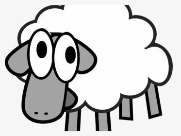 Transparent Lamb Clipart - Cartoon Sheep Png, Png Download, Free Download