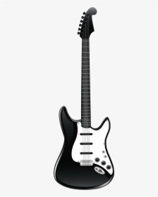 Guitar Clipart Black And White - Guitars Png, Transparent Png, Free Download