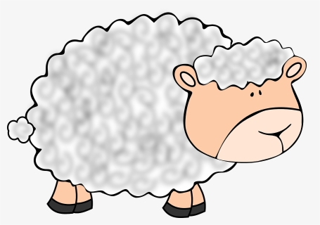 Fuzzy Sheep Clip Art, HD Png Download, Free Download