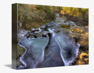Drawing River Waterfall - Tributary, HD Png Download, Free Download