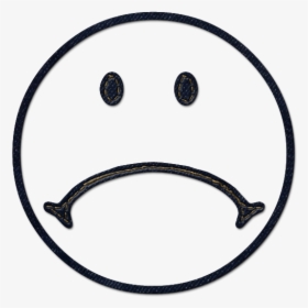 Sad Clipart Face Outline - Sad Happy Face Clipart Black And White, HD Png Download, Free Download