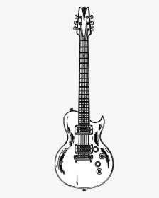 Guitar Clipart Black And White Images Pictures - Guitar Black And White Png, Transparent Png, Free Download