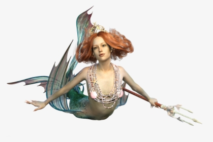Mermaid The Sea Maid Mythical Creatures Free Picture - Sirena Reales, HD Png Download, Free Download