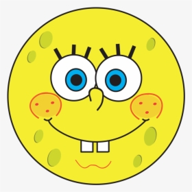 Smiley Face Thumbs Up Png Black And White - Spongebob Smiley, Transparent Png, Free Download