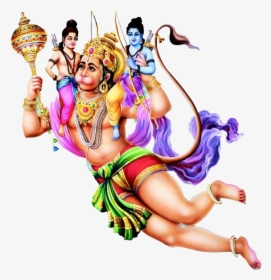 Hanuman Carrying Ram And Lakshman, HD Png Download, Free Download