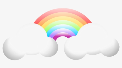 Clouds Rainbow Png Image Background - Circle, Transparent Png, Free Download