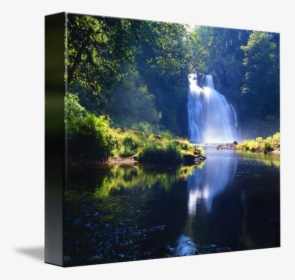 Drawing River Waterfall - Waterfall, HD Png Download, Free Download