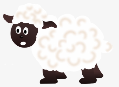White Sheep Clip Arts - Clipart Hungry Sheep Cartoon, HD Png Download, Free Download