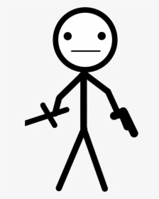 Happy Man Png -stick Man Png, Transparent Png - Stickman Can T Fight Pv, Png Download, Free Download