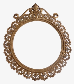Fancy Oval Frame - Art Nouveau Circle Frames, HD Png Download, Free Download