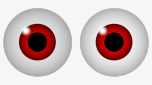 Red Eye Googly Eyes Color Clip Art - Red Googly Eyes Png, Transparent Png, Free Download