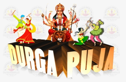 Durga Puja Png - Durga Devi Png Images Hd, Transparent Png, Free Download