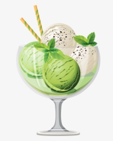 Ice Cream Green Png, Transparent Png, Free Download