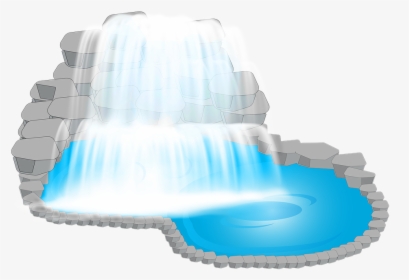Pond, Waterfall, Lake, Nature, Landscape, Garden - Fountain, HD Png Download, Free Download