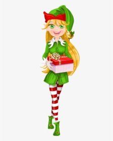 Christmas Elf Png Download Image - Clipart Cute Elf, Transparent Png, Free Download
