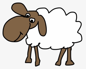 Simple Cartoon Sheep Png, Transparent Png, Free Download